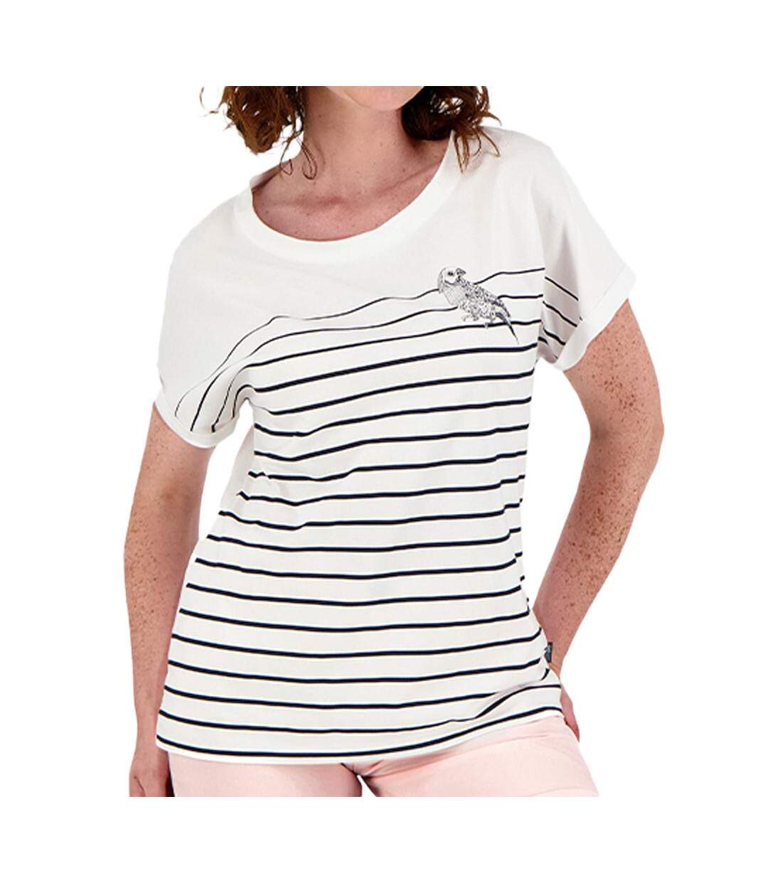 T-shirt Blanc Femme TBS  ZABOUTEE - S