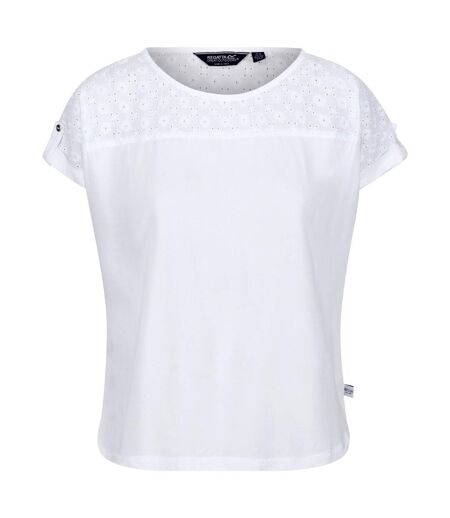 Regatta Womens/Ladies Jaida Cotton T-Shirt (White) - UTRG7262