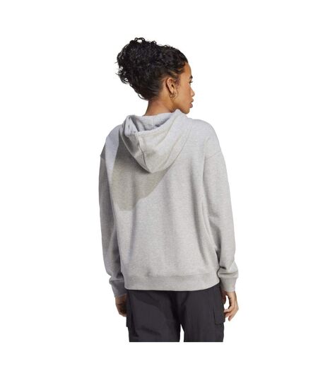 Sweat À Capuche Avec Cordons Badge Of Sport Femme Gris Chiné Chiné Adidas
