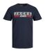 T-shirt Manches Courtes Motif/style Logo Homme Bleu Marine Foncé Jack And Jones-2