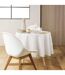 Nappe Ronde Imprimé Piana 180cm Naturel-2