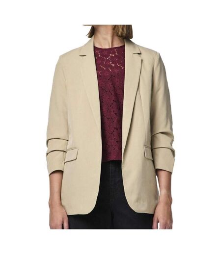 Blazer Beige Femme Pieces Bosella New - L