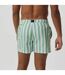 Loose Fitting Print Swimming Trunks With Pocket For Men-4