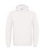 B&c Unisexe Adultes Sweatshirt À Capuche/haut De Forme Blanc B And C-2