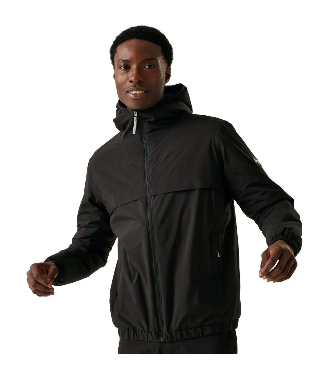 Mens Wiltom Waterproof Jacket Black Regatta-2