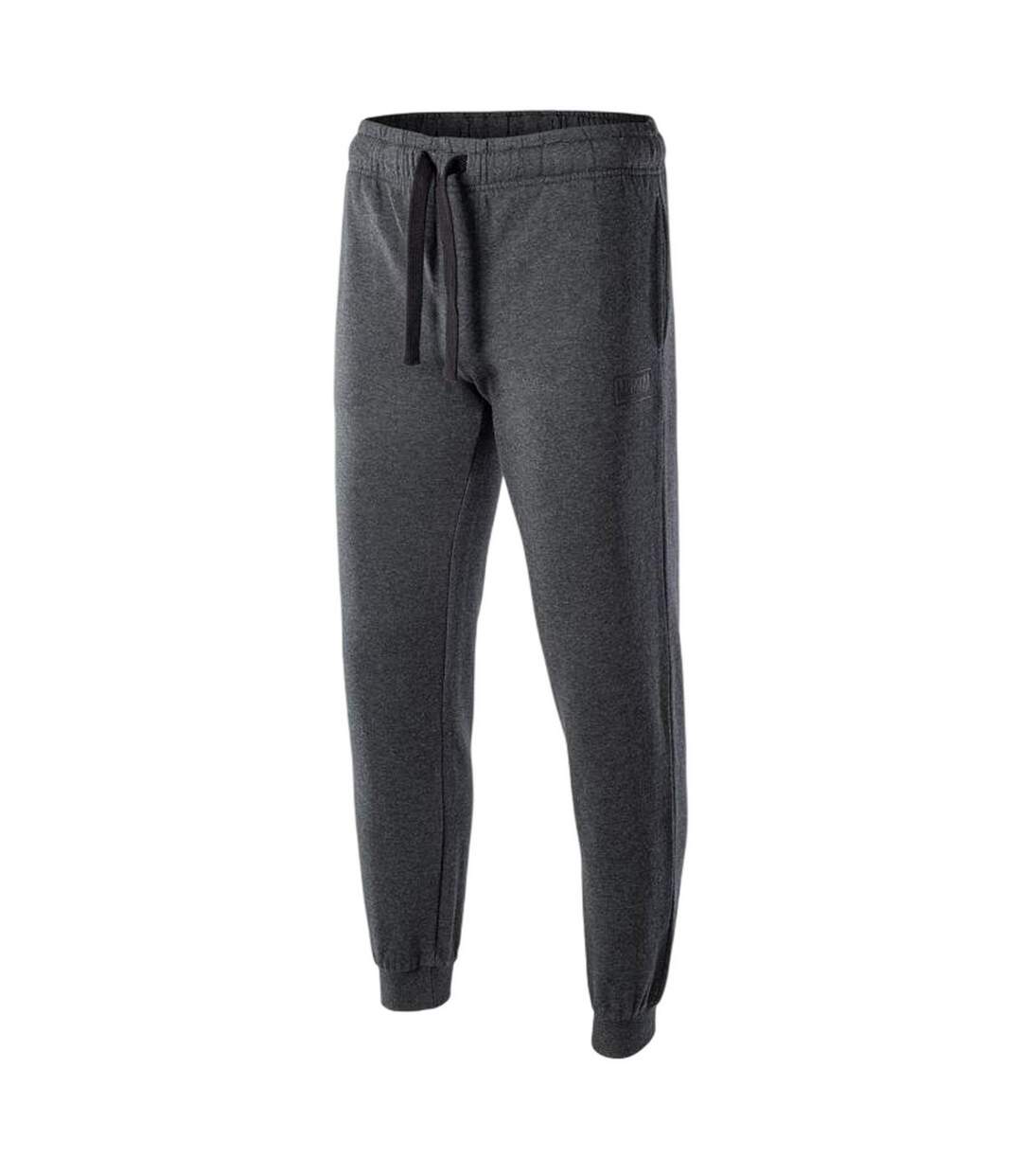 Mens Ibis Jogging Bottoms Black Grey Silver Magnum-3