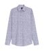 Chemise Manches Longues Motif/style Floral Homme Bleu Pastel Boss-2