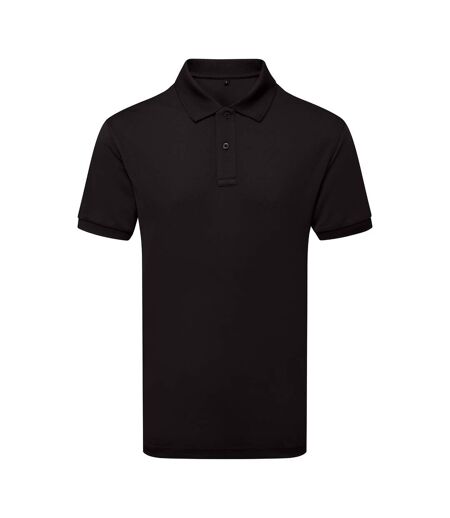 Polo glacier tech homme noir Asquith & Fox