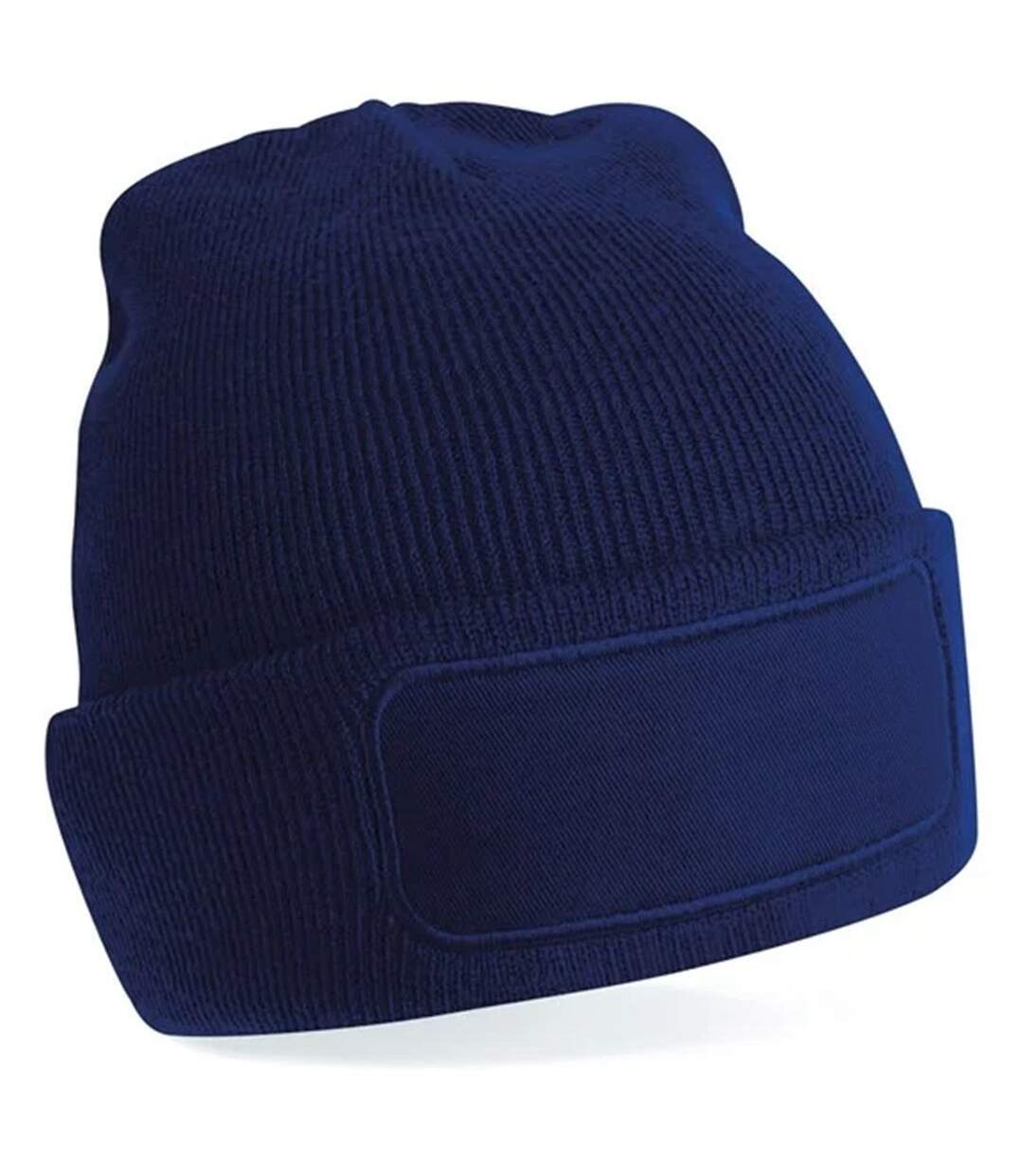 Bonnet avec patch - Adulte - B445 - bleu marine-2