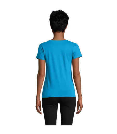 T-shirt Pioneer Femme Turquoise Pâle SOLS