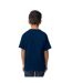 T-shirt softstyle enfant bleu marine Gildan-2