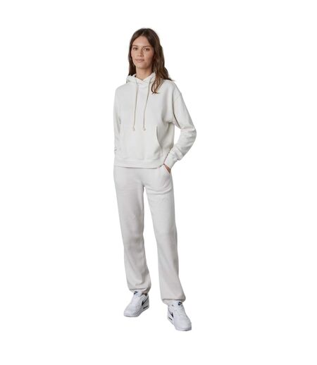 Womens/ladies Fleece Hoodie Coconut Velvet By Graham & Spencer