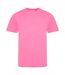 AWDis - T-Shirt TRI-BLEND - Unisexe (Rose fluo) - UTPC3982