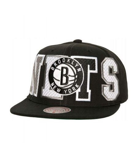 Casquette Ajustable Motif/style Universitaire Homme Noir Brooklyn Nets