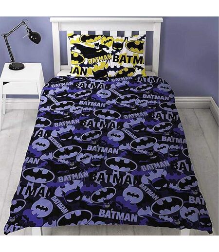 Camo Reversible Duvet Set Multicoloured Batman