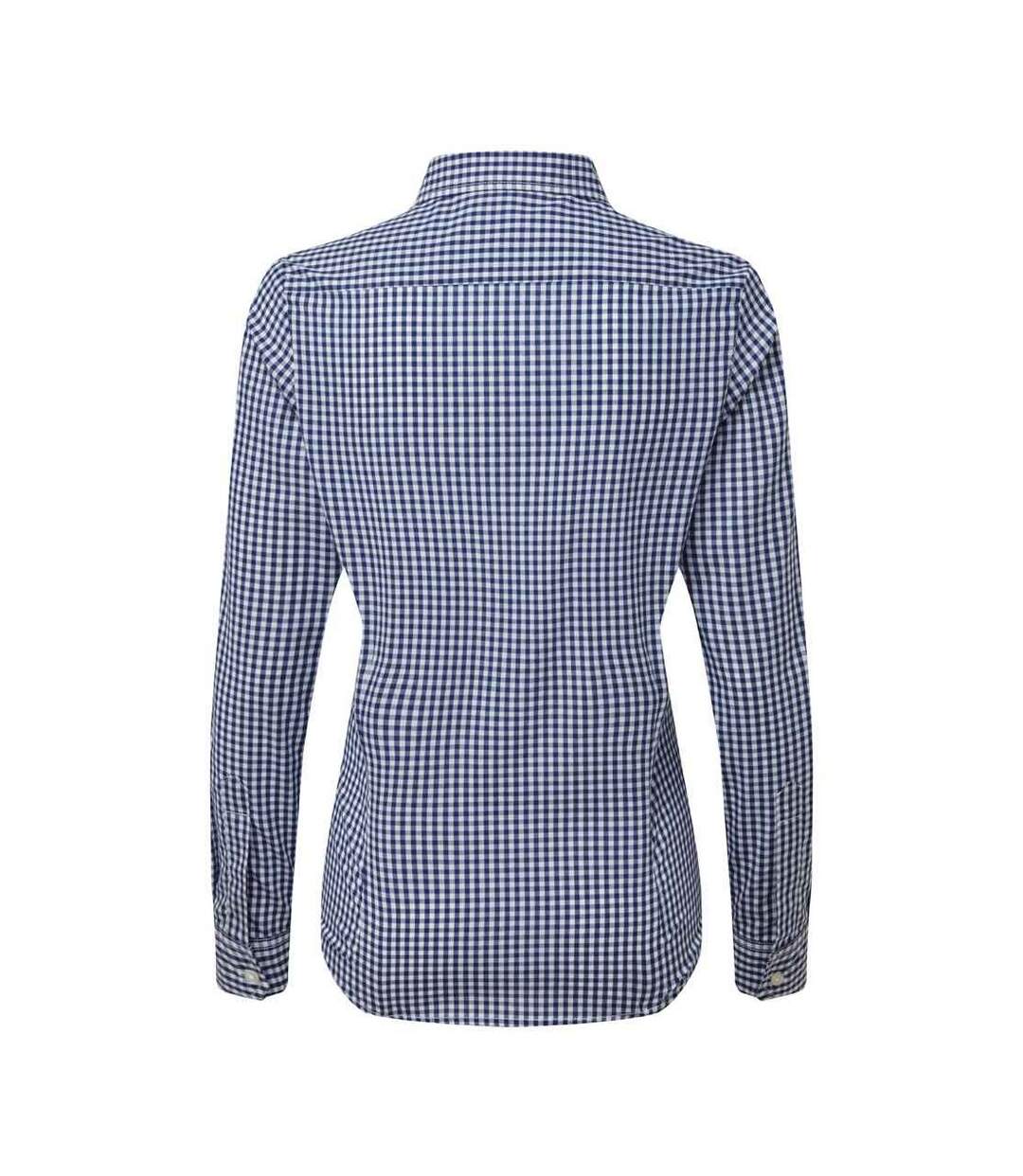 Chemisier Maxton Femme Bleu Marine Blanc Premier-2