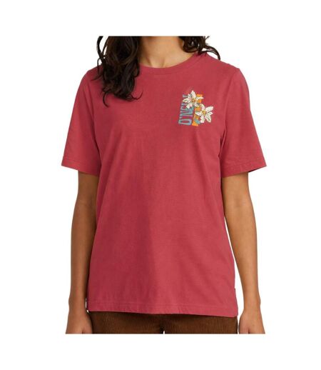 T-Shirt rouge femme o'neill allora