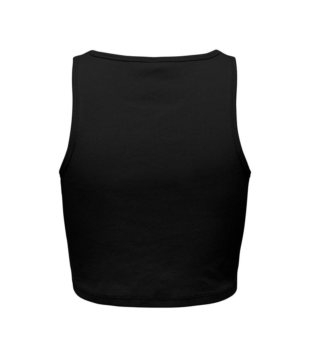 Crop top noir femme jdy sofia-2
