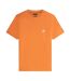 Mens Script Logo Regular T-shirt Brilliant Orange Tommy Hilfiger-2