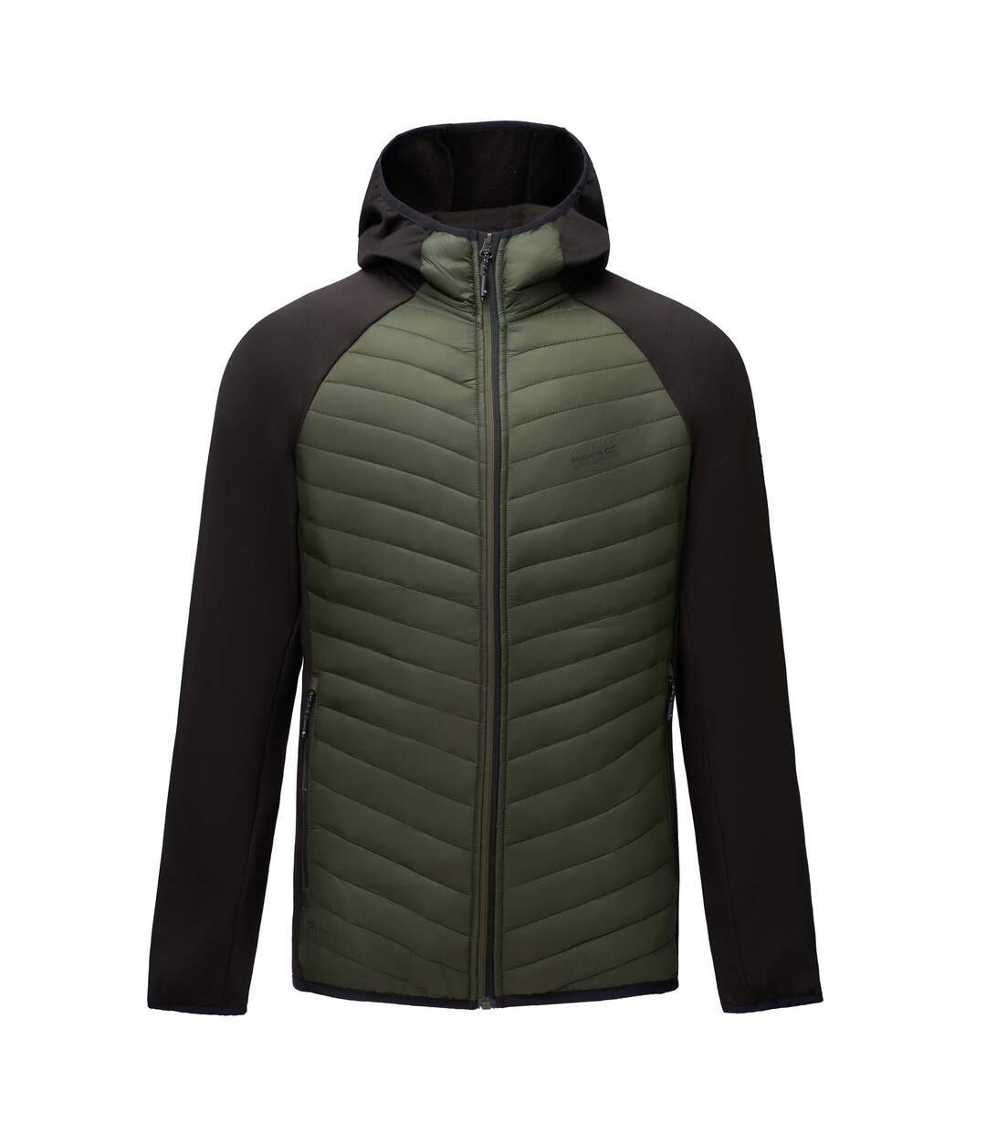 Veste Hybride Compressible Andreson Homme Kaki Foncé Noir Regatta-2