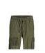 Mens Tapered Cargo Trousers Dusty Olive Jack And Jones-2