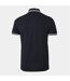 Mens Paul Contrast Striped Polo Shirt Dark Blue Boss-2