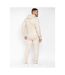 Ensemble Sweat À Capuche Et Pantalon De Jogging Emmon Homme Beige Gris Crosshatch-2