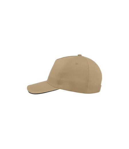 Casquette Sandwich Start 5 Mixte Beige Bleu Marine Atlantis