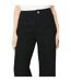 Womens/ladies 7/8 petite wide leg jeans black Principles