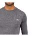 Trespass Mens Timo Long Sleeve Active Top (Black Marl) - UTTP3573-3