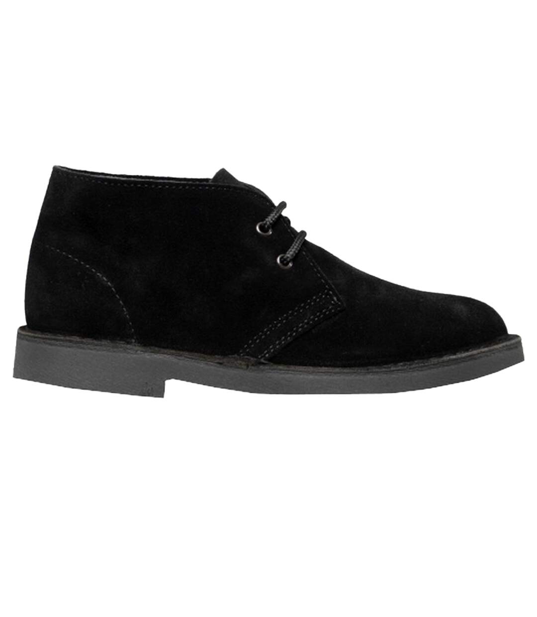 Bottines en cuir homme noir Roamers-2