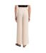 Pantalon fluide/toile beige morgan pwenda-2