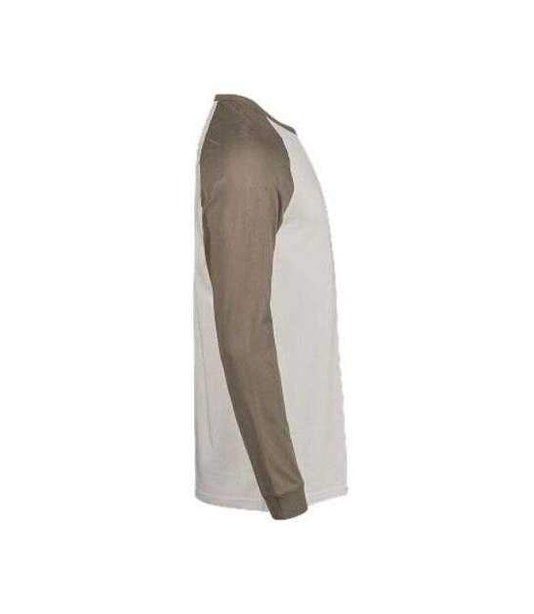 Mens Unlabeled Long-sleeved Baseball T-shirt Cement Clay Tee Jays-4