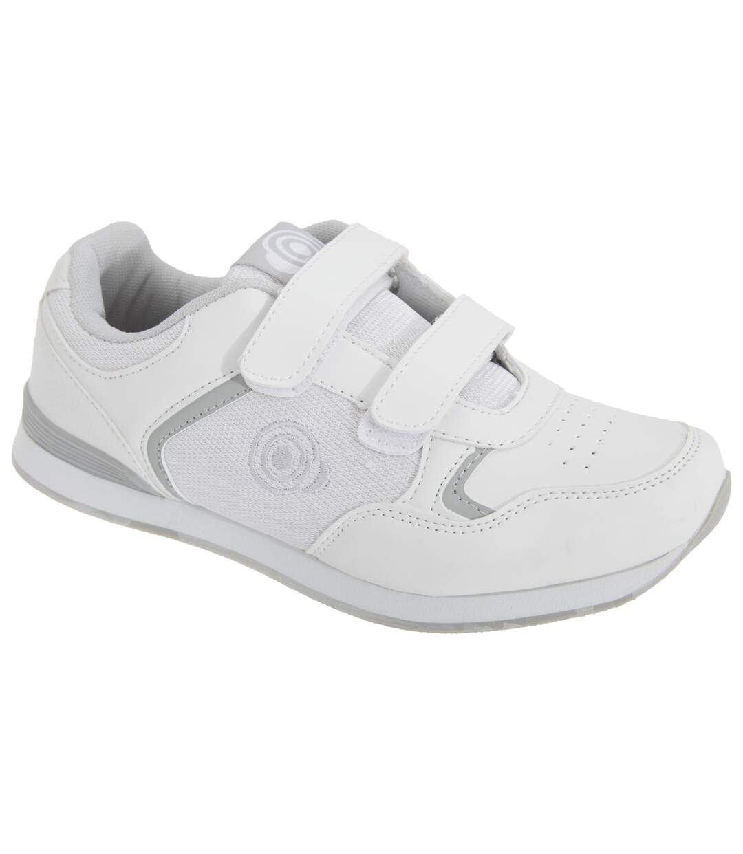Dek Womens/Ladies Lady Skipper Touch Fastening Trainer-Style Bowling Shoes (White) - UTDF952