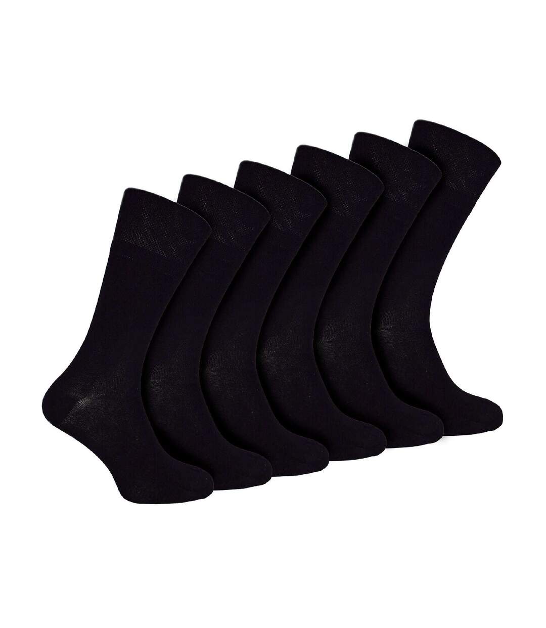 6 Pack Mens Non Elastic Bamboo Diabetic Socks-1
