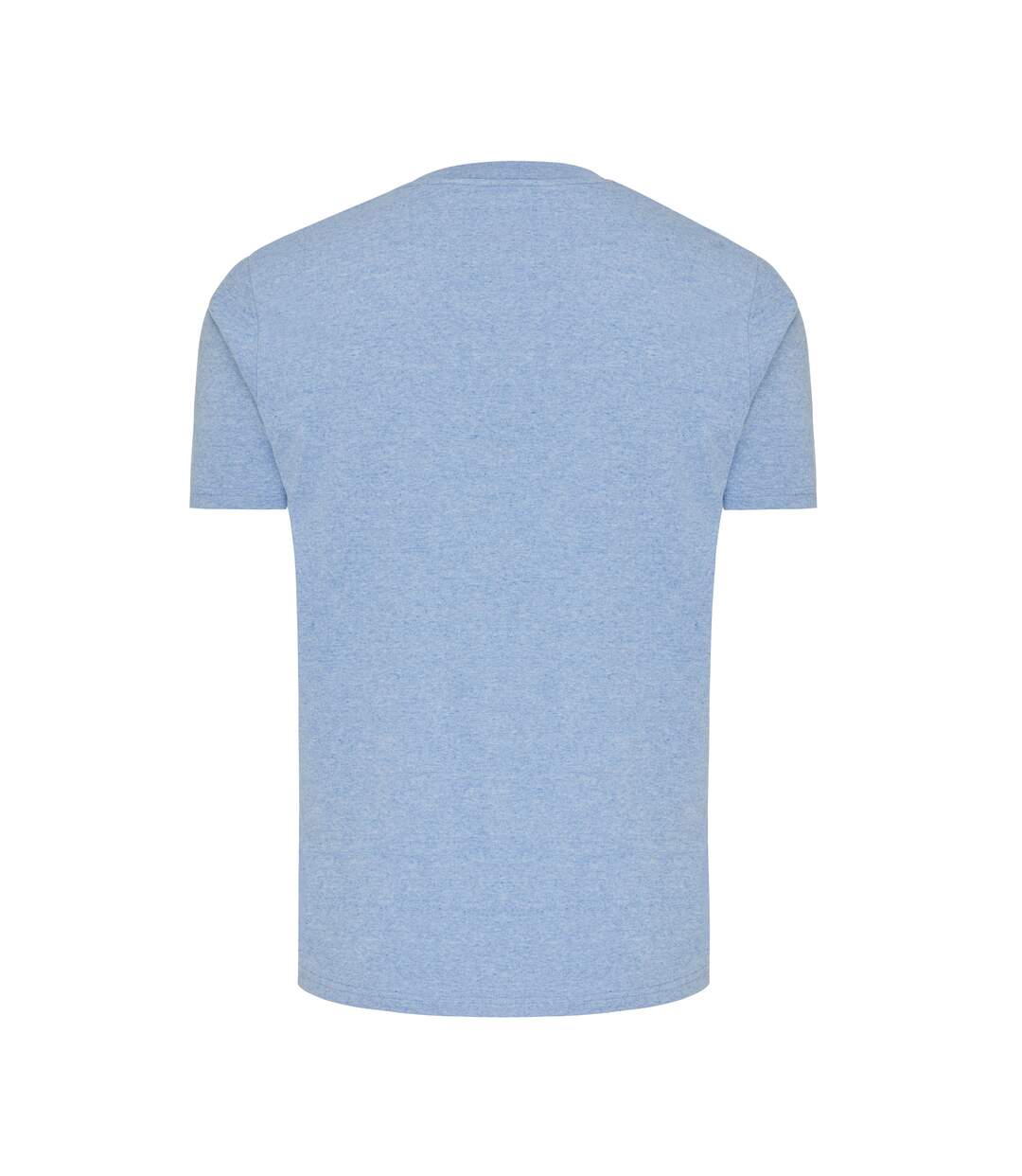 T-shirt Brett Adulte Bleu Clair Chiné Iqoniq-3