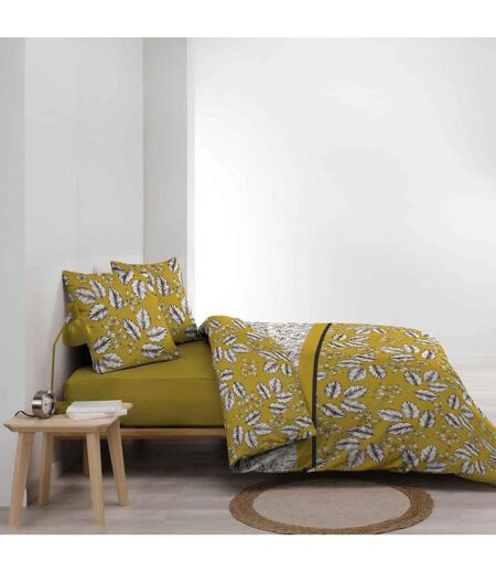 Parure de Lit 3 Pièces Marjolaine 240x220cm Ocre