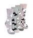 4 Pairs Ladies Thick Warm Bed Socks-1
