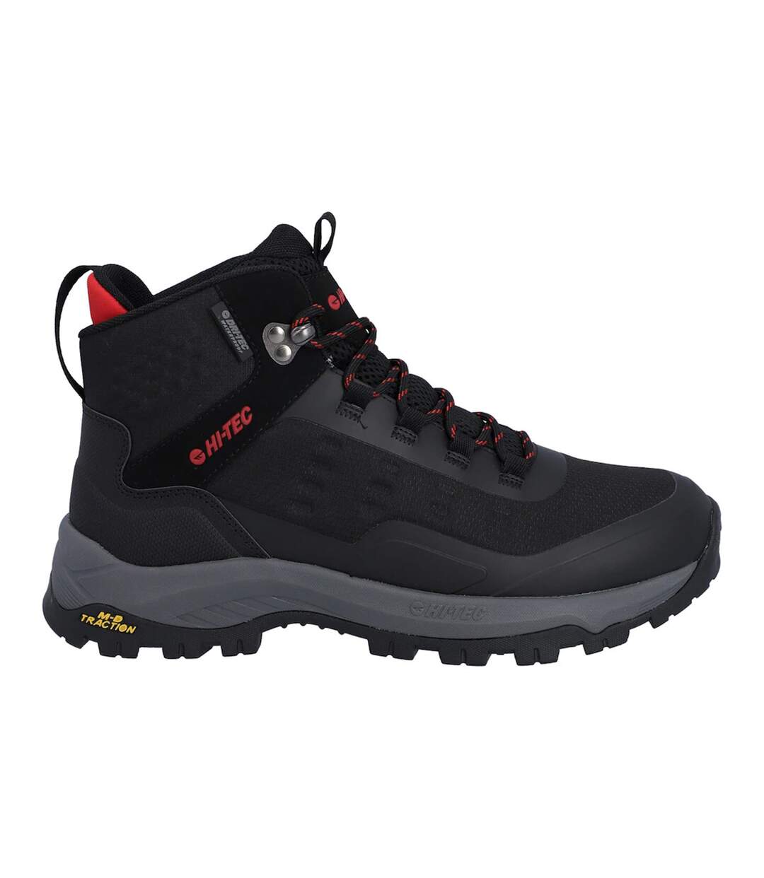 Chaussures Montantes De Marche Storm Expedition Homme Noir Rouge Hi-Tec-1