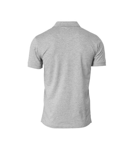 Nimbus Mens Harvard Stretch Deluxe Polo Shirt (Grey Melange)
