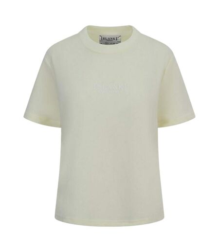 T-shirt Motif/style Logo Essentials Femme Céleste Blank Essentials