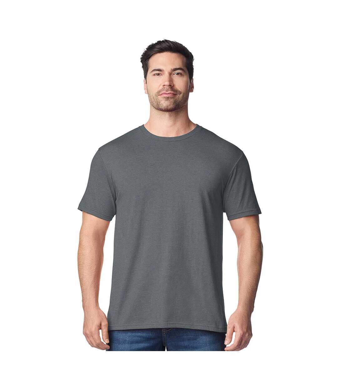 T-shirt Softstyle Homme Charbon Gildan-3
