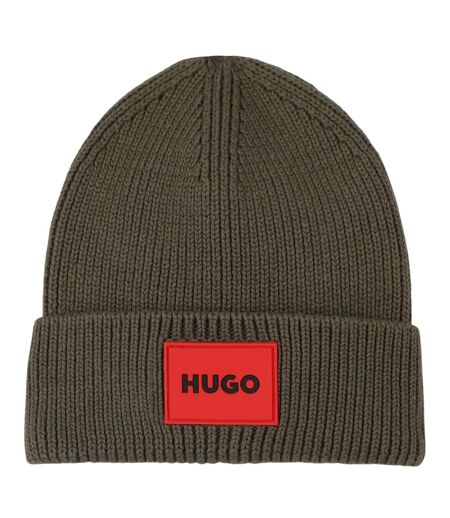 Bonnet Motif/style Côtelé Olive Hugo