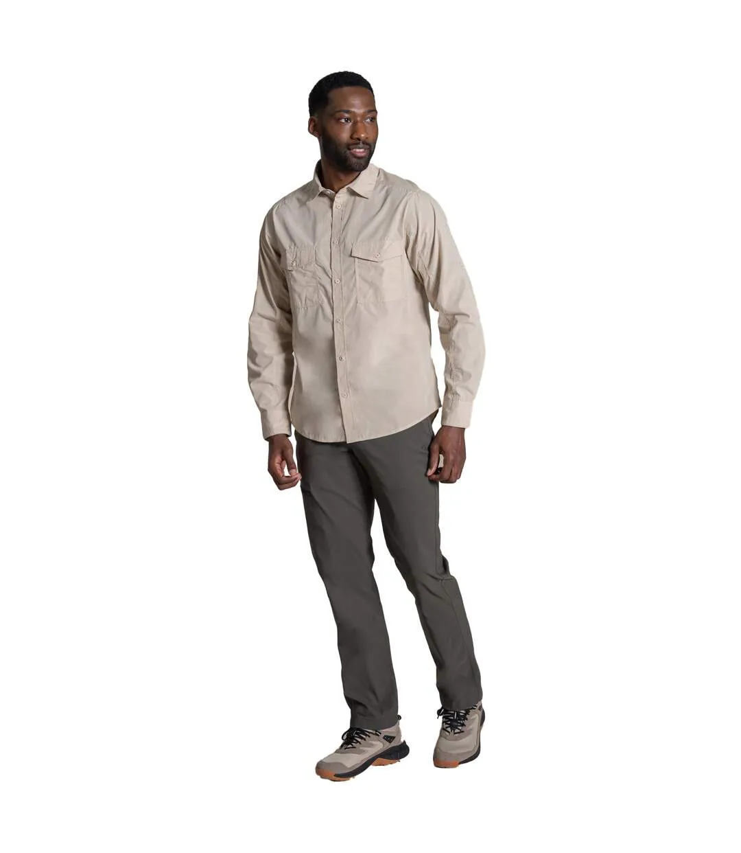 Mens Kiwi Ii Long-sleeved Shirt Oatmeal Craghoppers-4