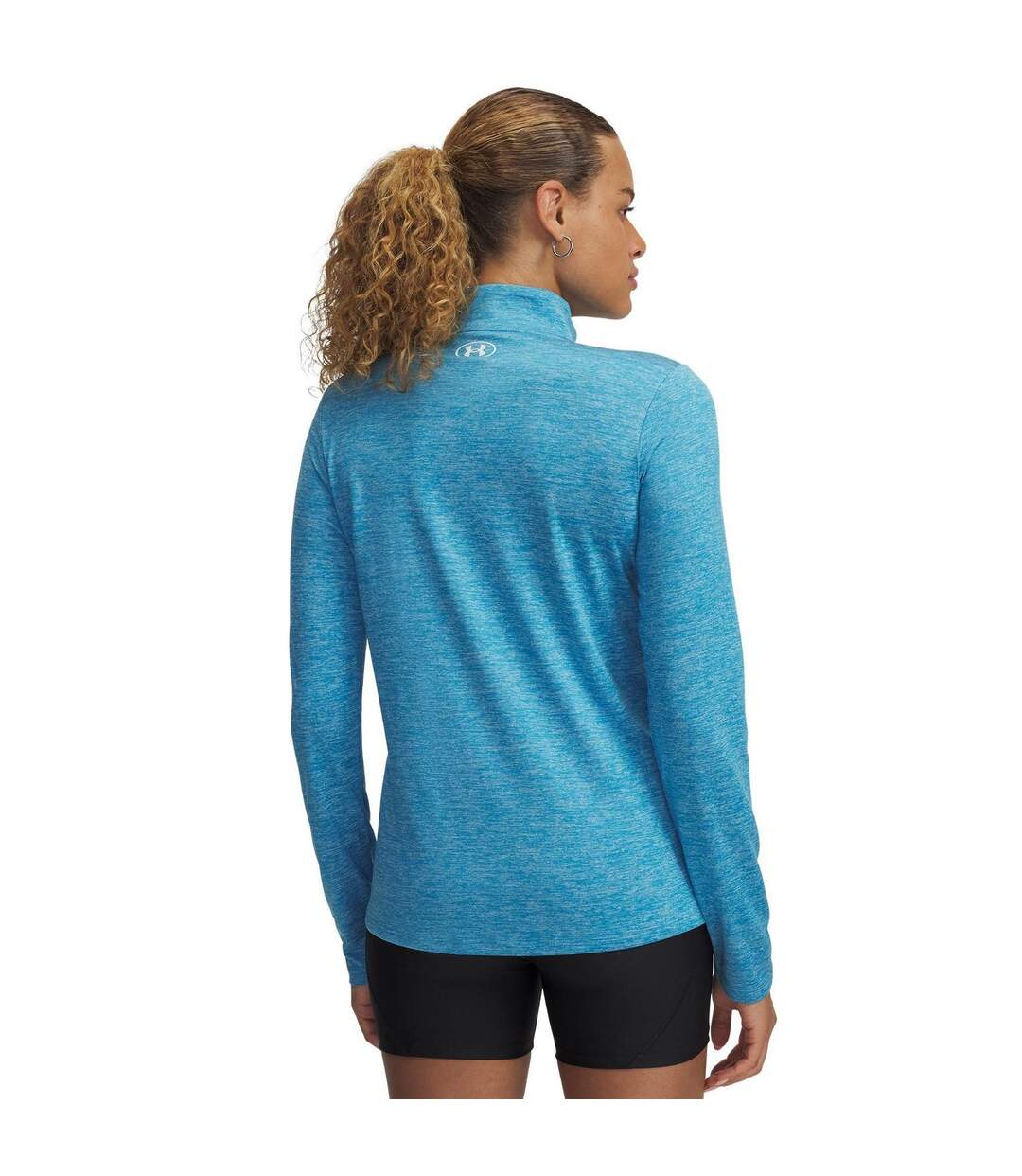 Haut Motif/style Texturé Tech Femme Bleu Céleste Under Armour-2