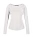 T-shirt Manches Longues Lakeisha Femme Blanc Regatta-1