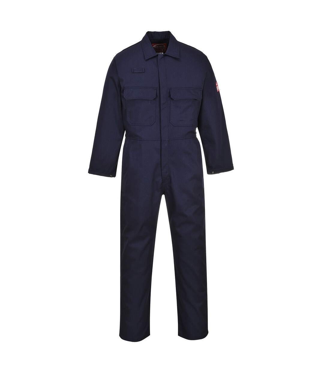 Mens Bizweld Flame Resistant Overalls Navy Portwest-2