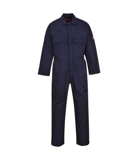 Mens Bizweld Flame Resistant Overalls Navy Portwest
