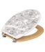 Abattant WC BlackFlora en bois et Zinc-3