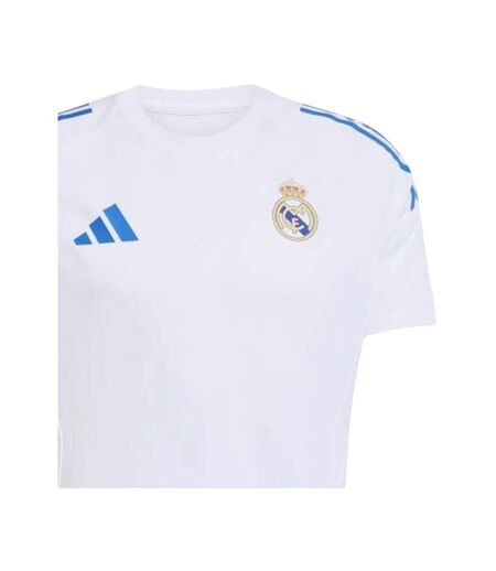 Maillot Entraînement Motif/style Real Madrid Cf Tiro Competition Homme Blanc Adidas